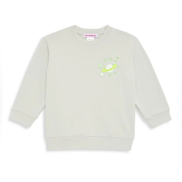 NWOT Kids Worldwide Orbit Crewneck Sweatshirt Size 10 - Picture 1 of 7